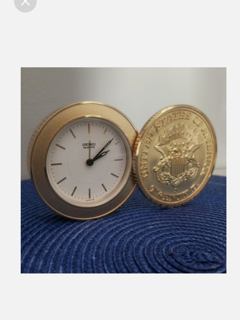 Seiko Presidential Desk/Travel Clock
